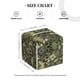 thumbnail image 4 of Fotbe Green Skulls Porta Pañuelos Decorativo de Cuero, Caja Cuadrada Moderna para Pañuelos Faciales, Organizador y Dispensador 5x5x5'', 4 of 7