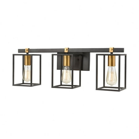 

3 Light Bath Vanity in Modern/Contemporary Style 9 inches Tall and 26 inches Wide Bailey Street Home 2499-Bel-3353480