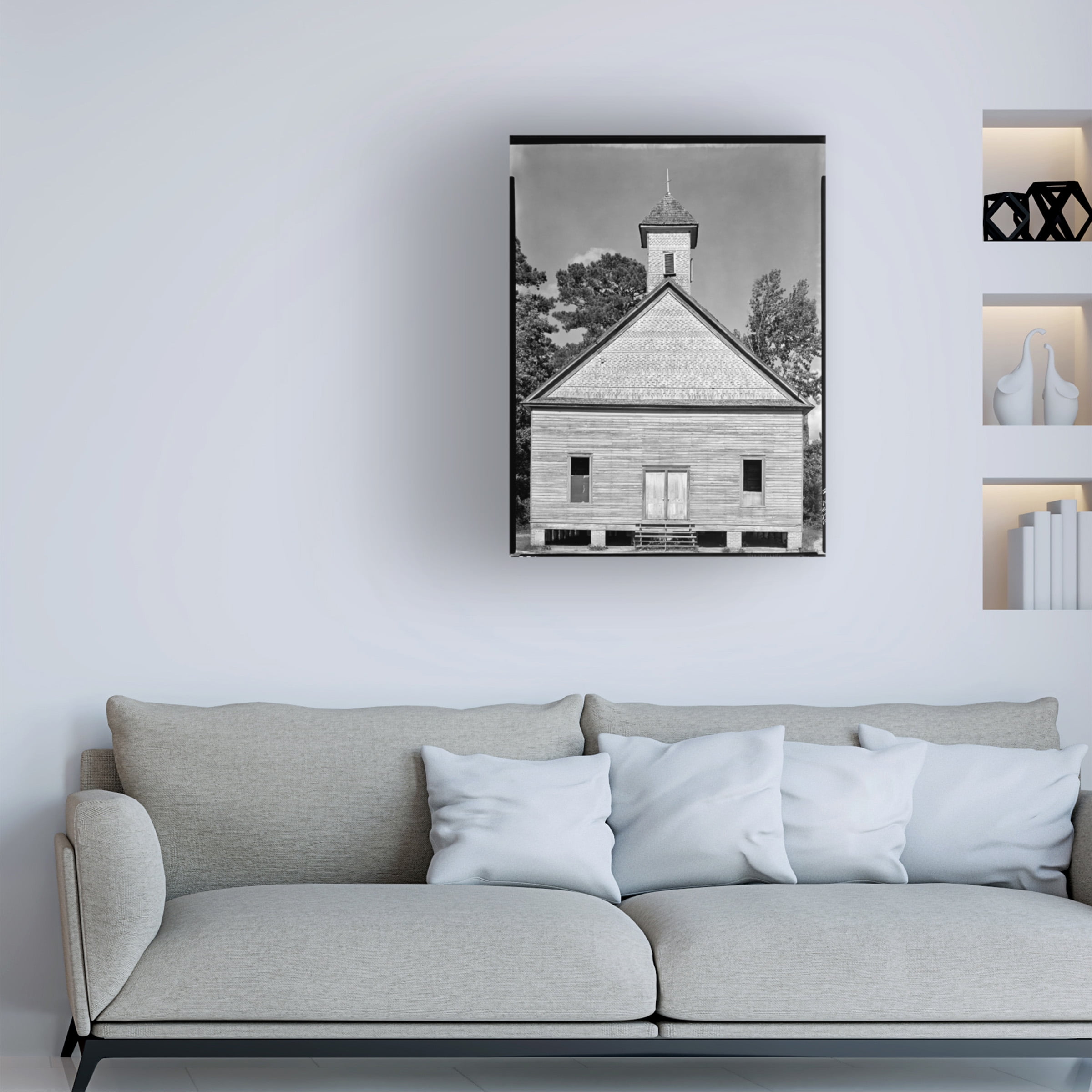 Print Collection 'Church Southeastern US' Canvas Art