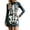 Navy, variant on Xijirk Women Halloween Skeleton Rose Printed Mini Dress Long Sleeve Neck Bodycon Lace Outfit for Cosplay Party Festival Casual Gathering Wear,M