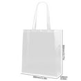 thumbnail image 3 of Transparent Pvc Handbag, Plastic Cosmetic Bag, Clear Tote for School, Exam, Tutoring Supplies, Stationery Storage, File Organizer, by FAJHHA, 3 of 8