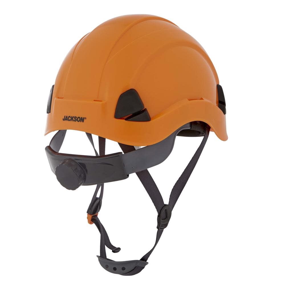 Jackson Safety Hard Hat - CH-300 Series - Industrial Climbing - Non-Vented - Orange