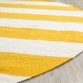 thumbnail image 3 of Safavieh Montauk Yellow Contemporary Rug - Round 8', 3 of 4