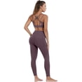 thumbnail image 4 of FUNING Leggings with Pockets for Women, High Waisted Tummy Control Workout Yoga Pants, 4 of 7