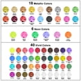 thumbnail image 2 of Juego de tintas con alcohol FansarRiche, 64 colores, 10 ml cada uno, para resina, 2 of 6
