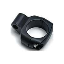 Kuryakyn 2792 Motorcycle Handlebar Accessory: Universal Mount Clamp for Motorcycles with 1-1/4" Diameter Bars (Accepts 5/16" Mounting Hardware), Satin Black, Pack of 1