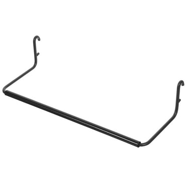 Worgeous Pegboard Paper Towel Holder for Home Black Stainless Steel Easy Install 1 Piece