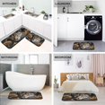 thumbnail image 5 of Coolnut Kitchen Rug Set of 2, Tigers Flowers Cushioned Anti-Fatigue Kitchen Mat Non Slip Washable Floor Mat Comfort Standing Mats for Office, Home, Laundry Room Home Decor Gifts, 5 of 7