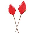 thumbnail image 6 of GOOHOCHY  2 Pcs Xmas Supplies Decor for Tree Christmas Ornaments Poinsettia Decorations Red, 6 of 8