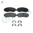 thumbnail image 5 of Set of 6 Front 296mm Drilled Slotted Brake Disc Rotors-Ceramic Brake Pad Kit For 2007-2011 Honda CR-V, 5 of 8