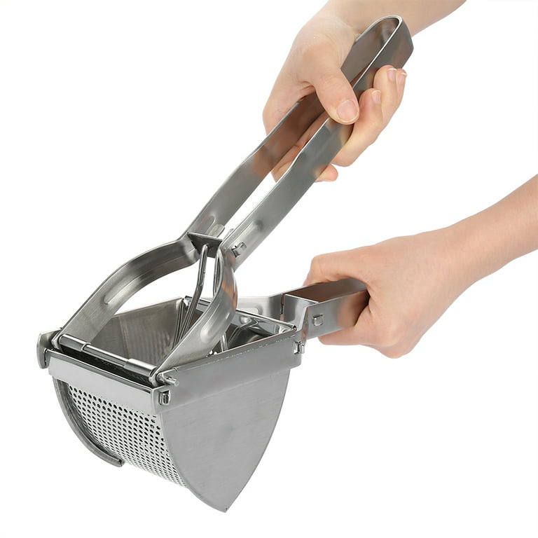 Kingta Potato Masher Stainless Steel,dual-press Premium Heavy Masher and Ricer Hand Tool,perfect for Mashing Baby Food