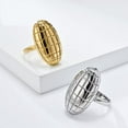 thumbnail image 4 of PAURO Women's Stainless Steel Lightweight And Luxurious Bread Ring Silver Size 11, 4 of 5
