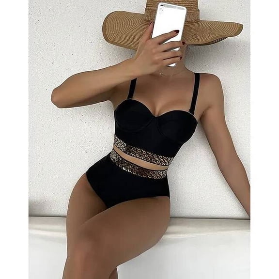Swimsuit Thong Female Bathing Brazilian Women Swimwear Biquini Suit Sexy Up Bikinis Push Mujer Solid New Bottom Bikini Set A12