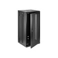 thumbnail image 3 of StarTech.com 26U 19 Pouces Wall Mount Network Cabinet, 16 Pouces Deep Hinged Locking IT Network Switch Depth Enclosure, Assembled Vented Computer Equipment Data Rack with Shelf & Flexible Side Panels 26U Vented Cabinet (RK2620WALHM) - Armoire de Rack - Montable au Mur - Noir - 26U, 3 of 9