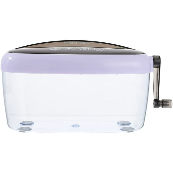GOTOTOP Mini déchiqueteuse de papier Mini déchiqueteuse manuelle A6 portable pour bureau à