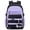 Purple-Black, variant on Girls Backpack,Lightweight Water-Repellent Bookbag for Teenagers Grades 3-9 with Reflective Strips,Trolley Sleeve,Detachable Coin Purse,Travel Daypack,25L