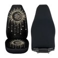 thumbnail image 4 of Uorisanigo Car Seat Covers, Premium 2-Pack Seat Covers Front Set, Plush Sun Print Automotive Seats Cover, Fit for Most Cars SUVs Sedans, Soft Full Wrapping Edge Seats Cover, 4 of 7
