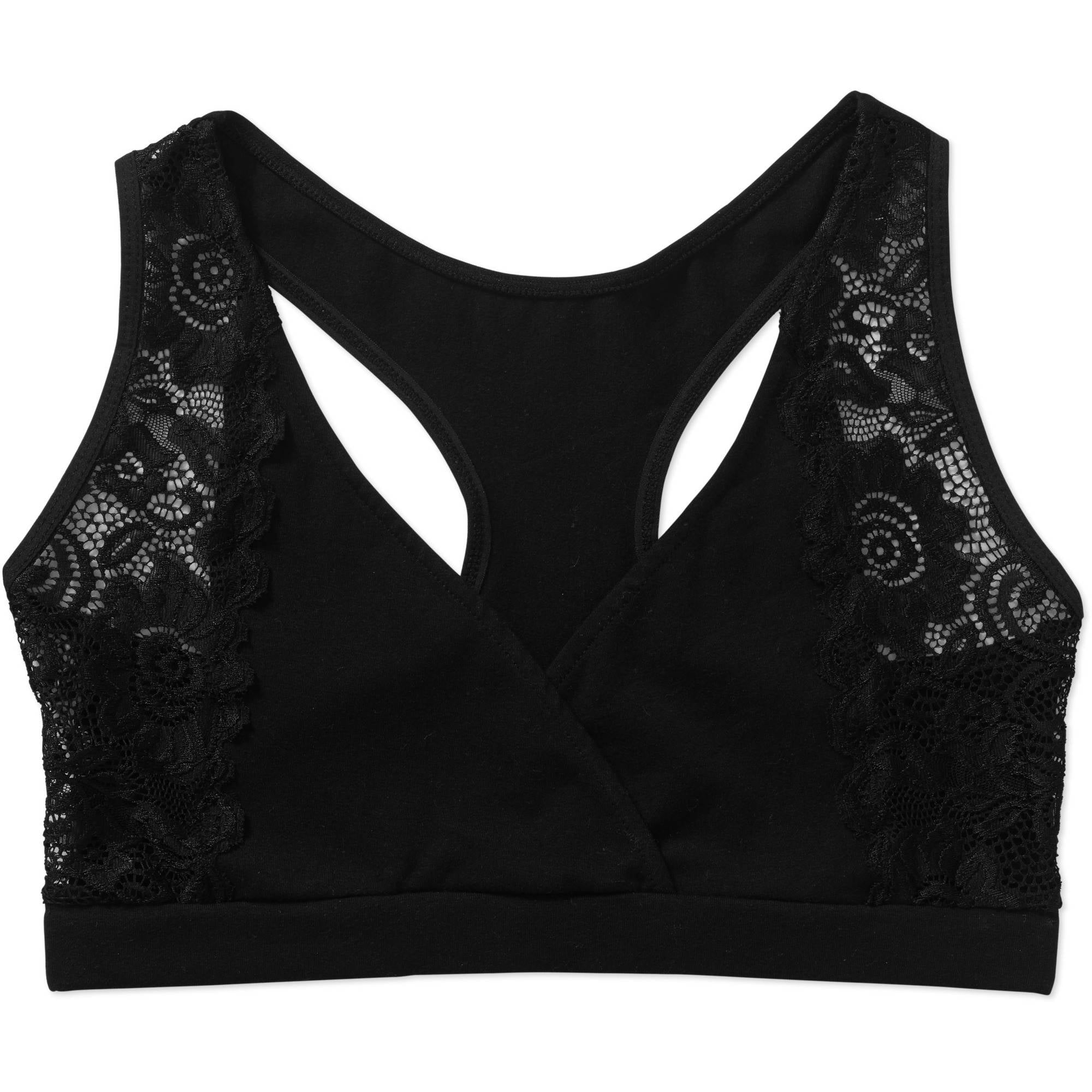 Wynette by Valmont - Wynette by Valmont Maternity Full Figure Sleep Bra with Lace Trim - Walmart 