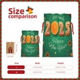 thumbnail image 3 of Pofeuu Merry Christmas 2025 Print Burlap Bags with Drawstrings Drawstring Gift Bags Pouch Bag for Thankgiving Birthday Party Gift Wrapping Treats and Party Favors-Small, 3 of 9