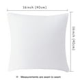 thumbnail image 6 of Eggishorn Decorative 16'' x 16 '' Throw Pillow Inserts (Pack of 2) with 450g Original 100% polyester Microfiber, 6 of 7