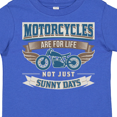 thumbnail image 4 of Inktastic Motorcycles Are for Life Biker Boys or Girls Toddler T-Shirt, 4 of 5