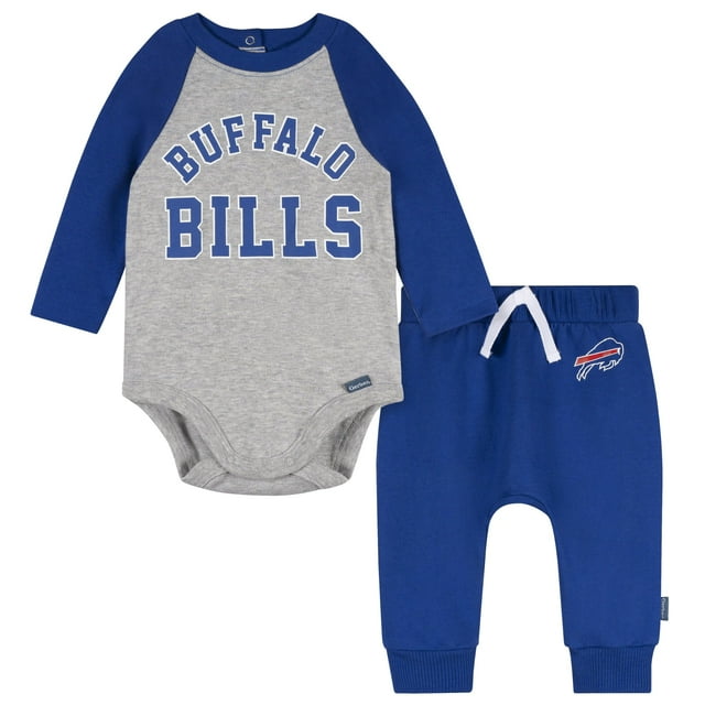 Gerber Baby NFL - Conjunto de mono y jogging para bebé, diseño de facturas de 3 a 6 meses