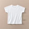 thumbnail image 6 of Acaics Girls Short Sleeve Raglan Crop Top, Soft Stretch Solid Color Crew Neck Casual Summer Tee Shirt for Teen Kids Girls 4-15 Years Old, 6 of 8