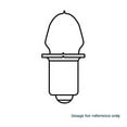 thumbnail image 4 of GE PR12 - 3w B3.5 (B3 1/2) 6v Bulb, 4 of 7