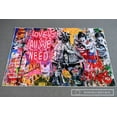 thumbnail image 6 of Entryway Rugs, Kitchen Rug, Street Graffiti Rug, Graffiti Rugs, Popular Rug, Love Graffiti Rugs, Love Is All We Need Rugs, Car Mat Rug, 3.3'x5' - 100x150 cm, 6 of 9