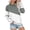 Gray, variant on Antinious Womens Long Sleeve Crew Neck Sweatshirt Casual Pocketed Workout Tops,Sweatshirt for Women,Going Out Tops for Women,Army Green,L