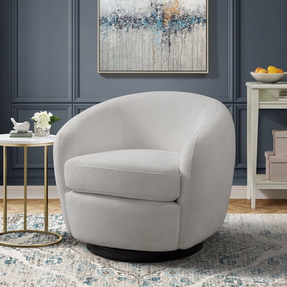 Picket House Furnishings Hattie Swivel Chair in Bristo White