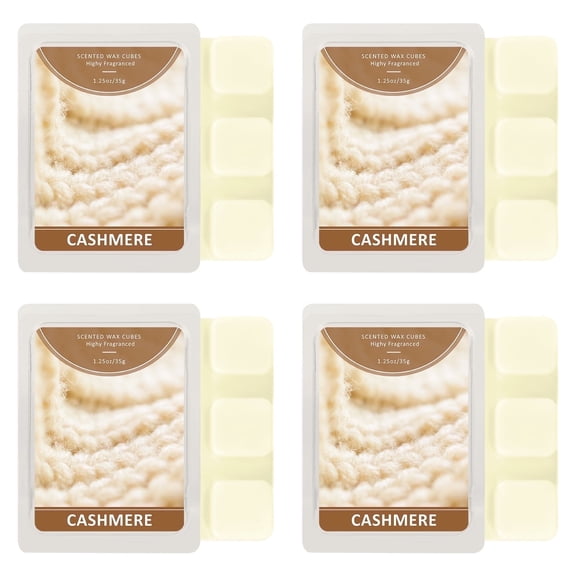 SCENTORINI Soy Wax Cubes for Wax Warmer, Strong Scent Fragrance Wax Tarts, Woolen Blanket Candle Melts Gift Set (4-Pack)