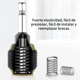 thumbnail image 5 of "Adaptador De Broca De Cambio Rápido De 6 Piezas Belug, Negro", 5 of 5