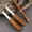 Brown, variant on CaiTeLin 2 In 1 Dragon and Phoenixs Double Blades Knife Set Outdoor Camping Portable Fruit Knife