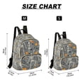 thumbnail image 2 of FORMRS Mini Backpack Purse for Women Quilted Travel Daypack Casual Shoulder Bag, Halloween Dancing Skeleton, 2 of 7