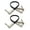 30cm, variant on 2,Y Audio cable cord Right Angle DUAL 6.35mm MONO male to 1/4 90°Right TRS Plug