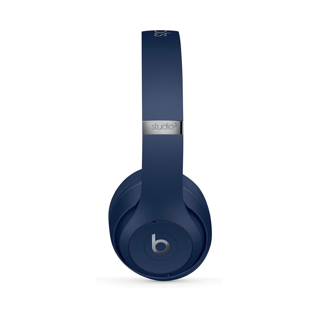 Restored Beats Studio3 Wireless Noise Cancelling Over-Ear Headphones - W1 Chip, Class 1 Bluetooth, 22 Hours of Listening Time, Built-In Microphone - (Blue) (Refurbished)