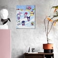 thumbnail image 3 of Lsque Sanrio Pattern Decorative Picture – Unique Modern Wall Art, Ready-to-Hang Canvas Print for Home (Vertical), 3 of 6