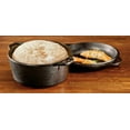 thumbnail image 5 of Olla doble de hierro fundido Lodge de 5 cuartos de galón – Precurada – Tapa convertible a sartén de 26 cm – Libre de PFAS – Fabricada en EE. UU. – Asas dobles – Apto para horno, parrilla, fogata y est, 5 of 5
