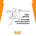 thumbnail image 4 of Pistola Pintar Gravedad Retoque Mediana Presion Truper 11098 Truper PIPI-400, 4 of 5