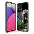 thumbnail image 3 of MUNDAZE Samsung Galaxy A13 Shockproof Clear Hybrid Protective Phone Case Urban City Full Moon Graffiti Painting Art Cover, 3 of 5