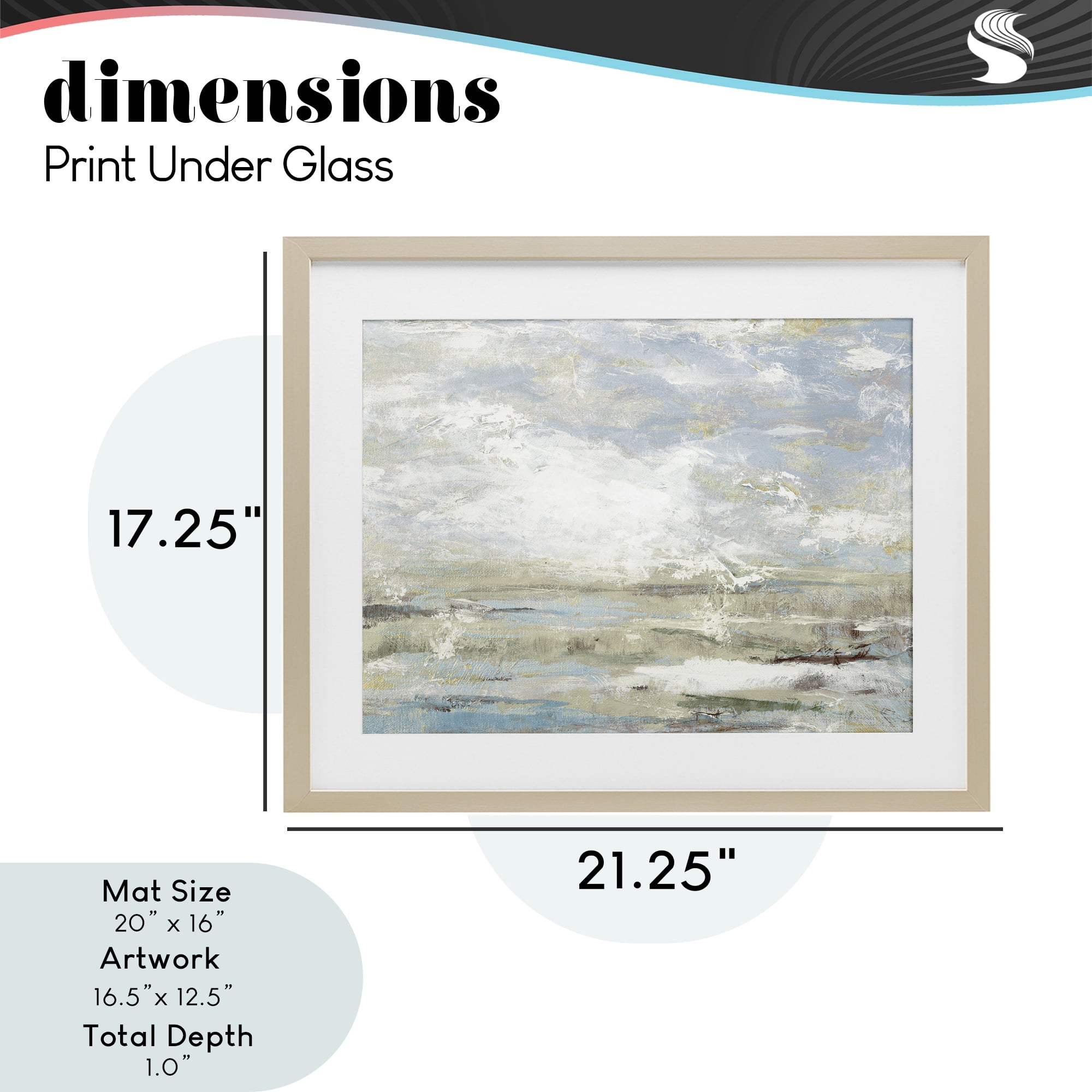 Stupell Industries Morning Mood Impression Birch Framed Print Under Glass, design by Lanie Loreth