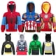thumbnail image 2 of Superheroe Boys Hoodies Navidad Iron Man Sudadera Niños Ropa deportiva Capitán América Halloween FashionTracksuits3T Gao Jinjia LED, 2 of 2