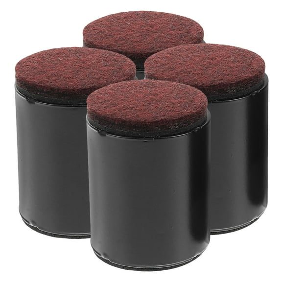 LABSERRON 4Pcs Black Carbon Steel Risers for Couch for Furniture Users 1.97X1.57X1.57in