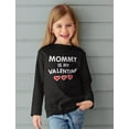 thumbnail image 6 of Tstars Boys Unisex Valentine's Day Shirts for Kids Love Mommy Is My Valentine Childrens Gift for Valentine's Day Cute Gift Idea for Boy Kids Long Sleeve T Shirt, 6 of 7