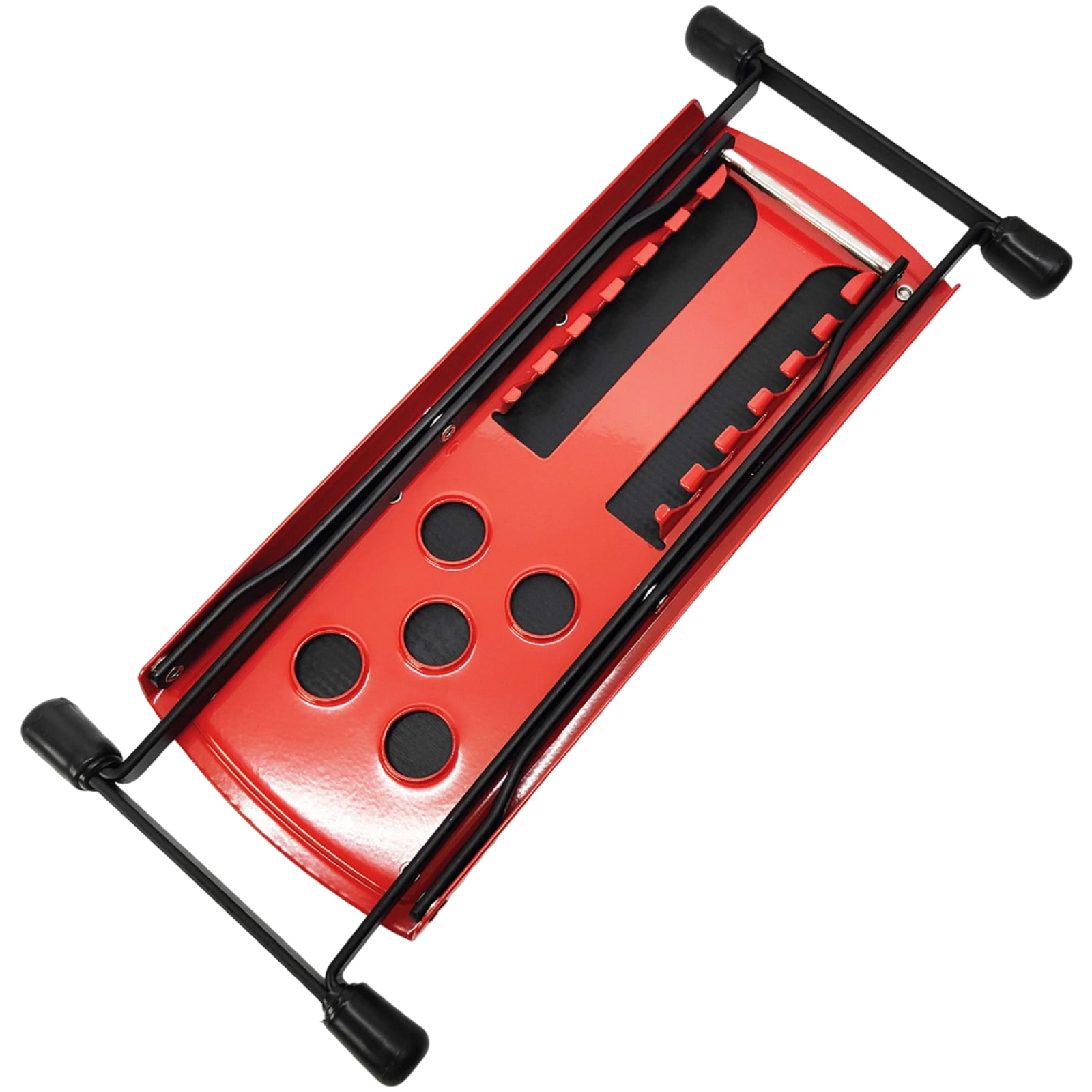 Portable Fold Up Guitar Stool 6 Height Settings Steel Reinforcement Rubber Grips Design For Musicians On The Go