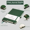 thumbnail image 4 of Cuaderno AHGXG, papel cuadriculado A5, tapa dura, 384 págs., 120 g/m², paquete de 2, 4 of 7