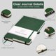 thumbnail image 4 of Cuaderno AHGXG, papel cuadriculado A5, tapa dura, 384 págs., 120 g/m², paquete de 2, 4 of 7