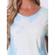thumbnail image 5 of CONJUNTO DE PIJAMA PARA MUJERES INSPIRE CHIC Tie Dye de Manga Corta y Pantalones Capri con Bolsillos XL Verde, 5 of 6