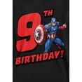 thumbnail image 3 of Captain America Boys/Girls Pull Over 9th Birthday Hoodie, 3 of 6